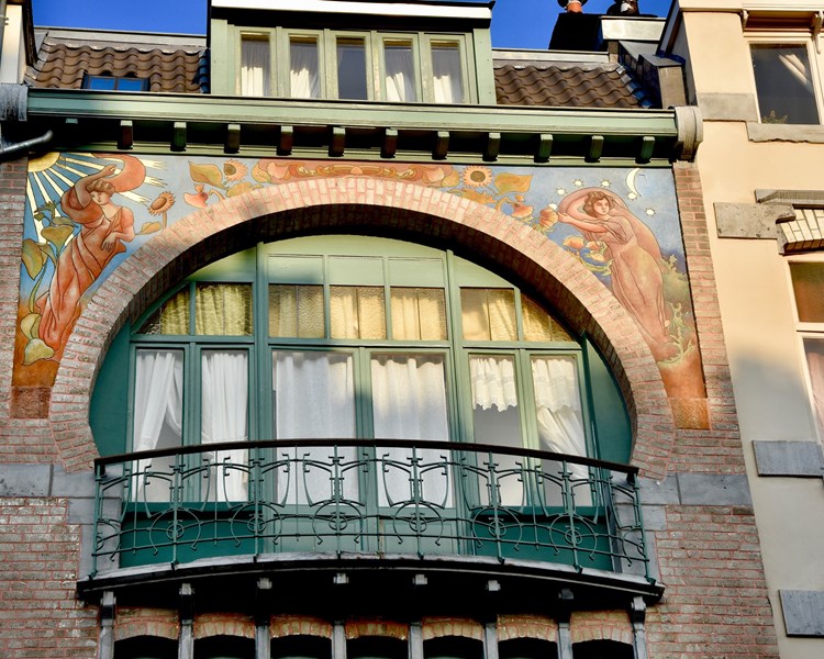Vijf Art Nouveau-huizen 