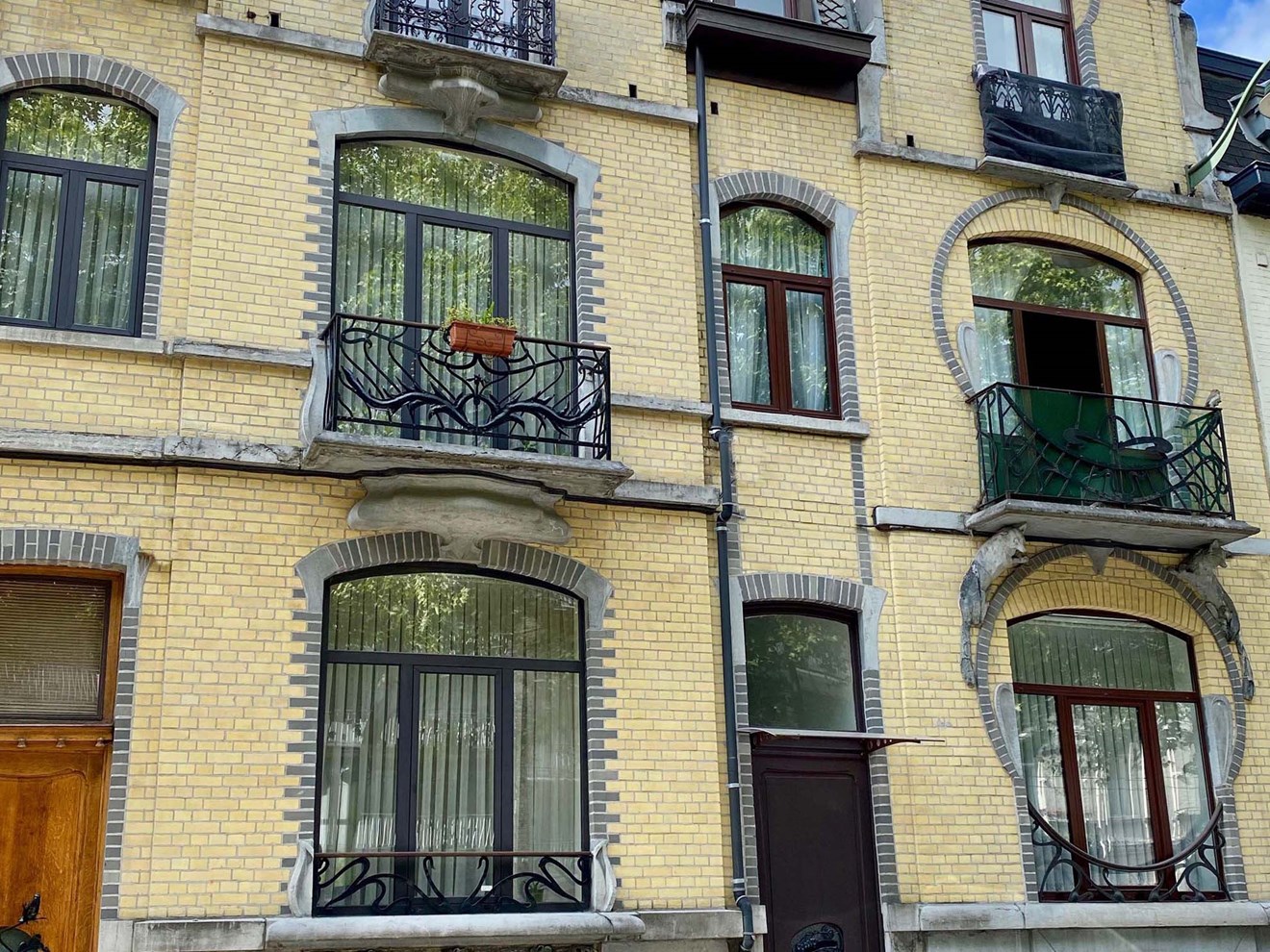 FOR10 Maisons mitoyennes Art Nouveau