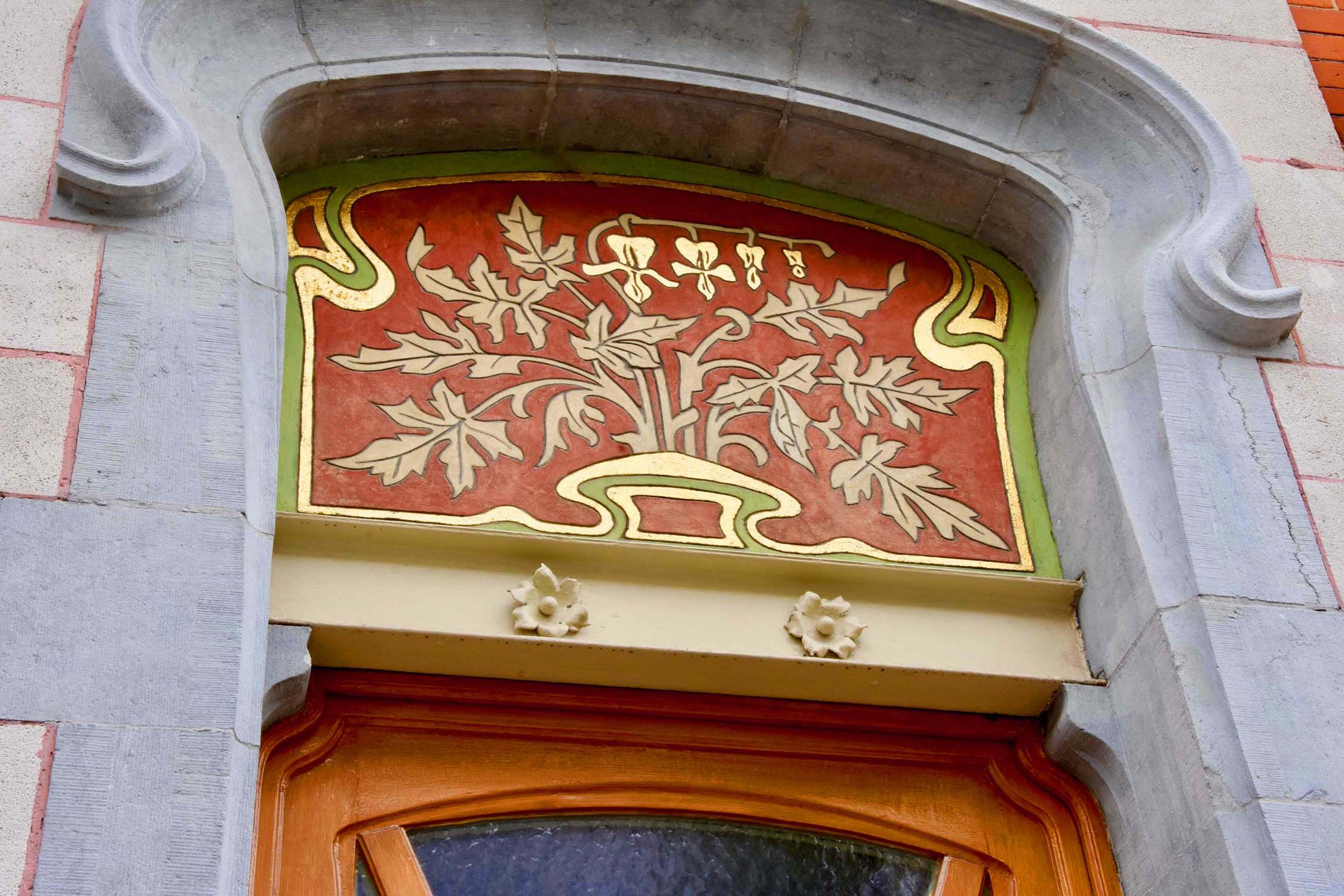 IXE29 Art Nouveau-huis getekend Ernest Blerot
