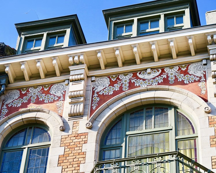 Maison Art Nouveau-éclectique